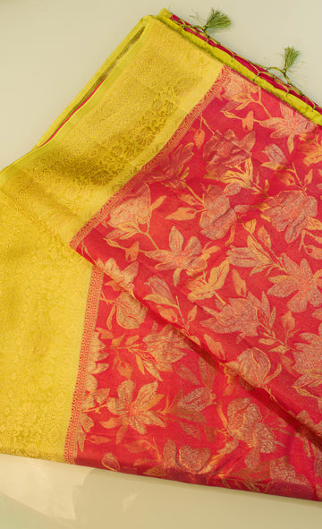 Banarasi Silk Saree – Festive Zari Weave