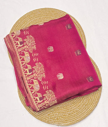 Banaras Mashru Tissue Silk Saree – Premium